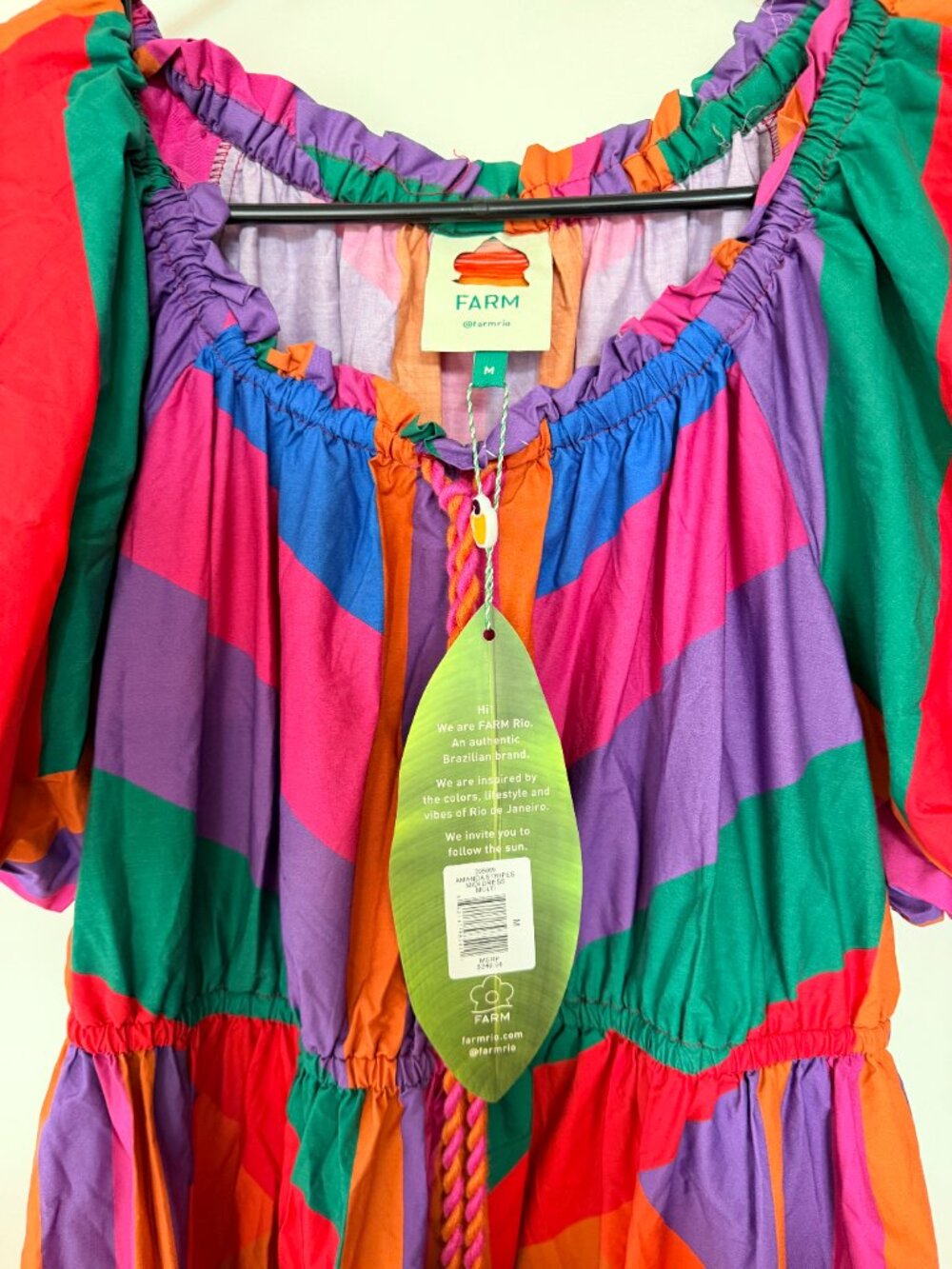Farm Rio Amanda Stripes Maxi Dress - Picture 2 of 5